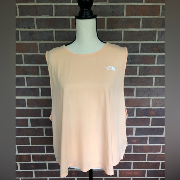 NWT The North Face Wanderer Crossback Shirt Plus Sz 3X in Apricot Peach - Picture 6 of 11